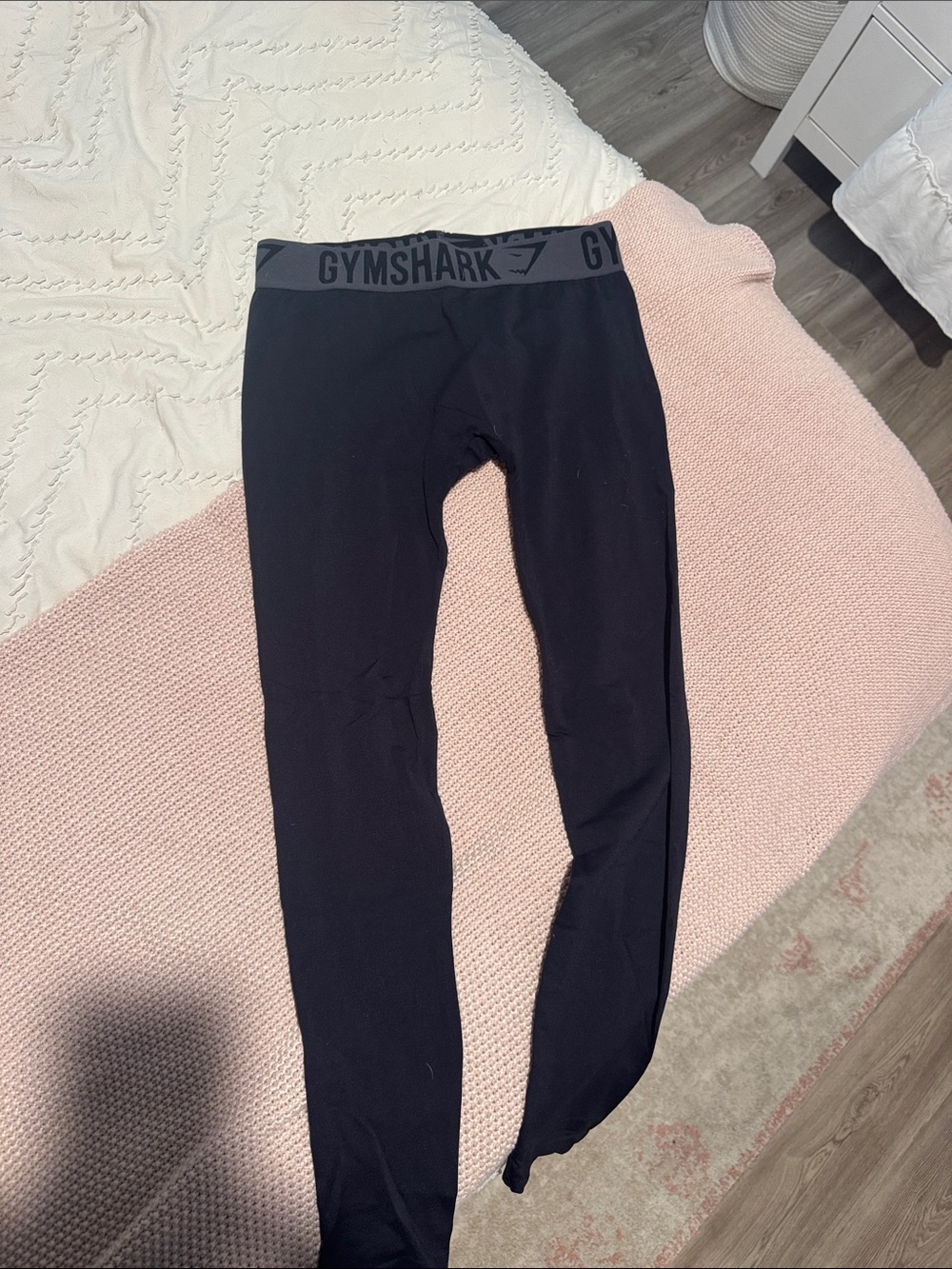 Gymshark Black Logo Waistband Leggings